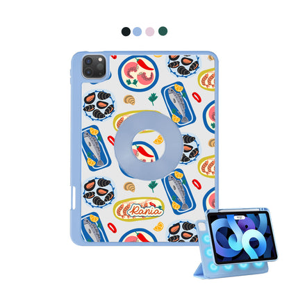 iPad Detachable Flip Cover - Seafood 1.0