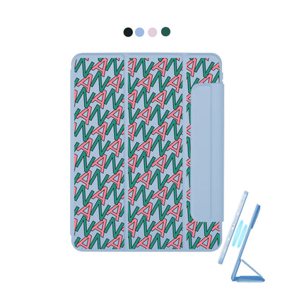 iPad Detachable Flip Cover - Initial Monogram 7.0