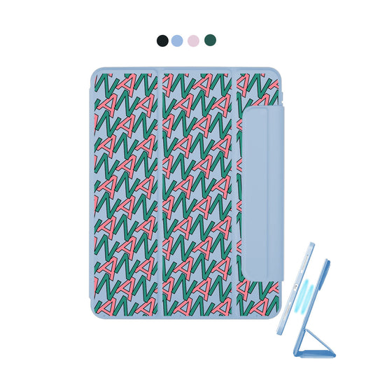 iPad Detachable Flip Cover - Initial Monogram 7.0