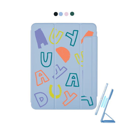 iPad Detachable Flip Cover - Weird Monogram