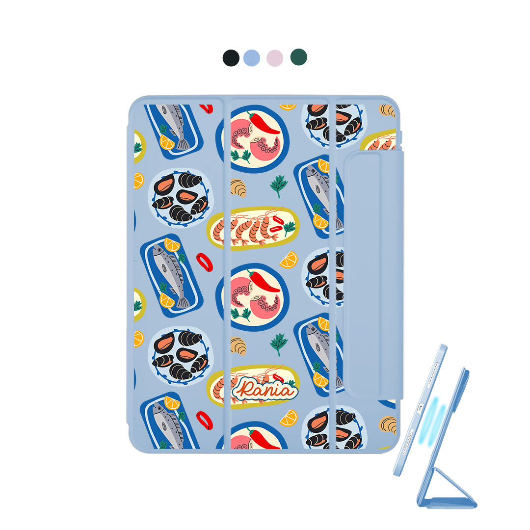 iPad Detachable Flip Cover - Seafood 1.0