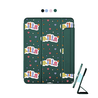 iPad Detachable Flip Cover - Adorable monogram 5.0