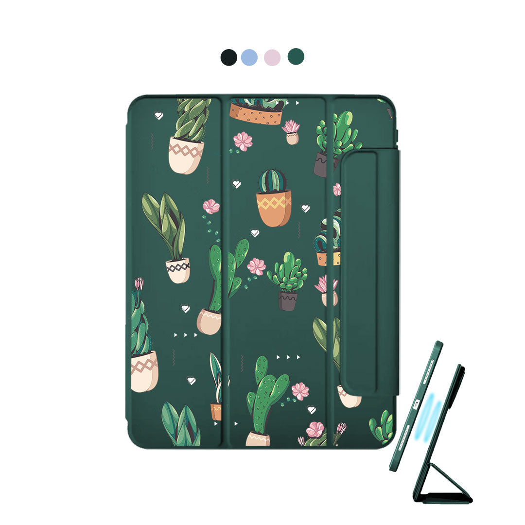 iPad Detachable Flip Cover - Cactus 3.0