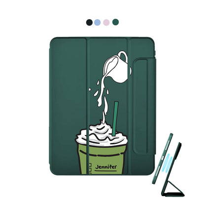iPad Detachable Flip Cover - Matcha Frappe