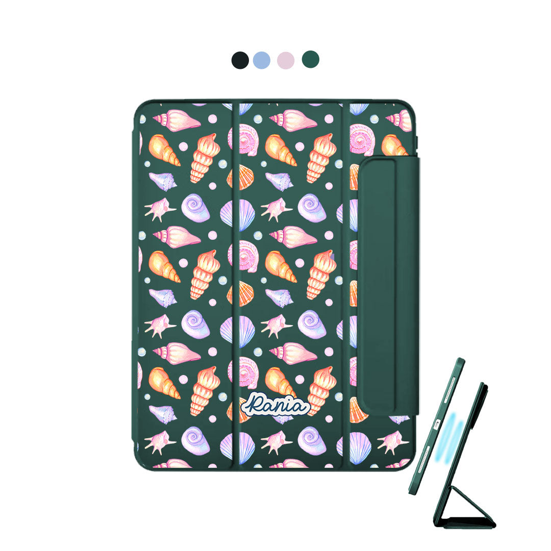 iPad Detachable Flip Cover - Sea shells