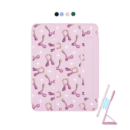 iPad Detachable Flip Cover - Chrome monogram 3.0