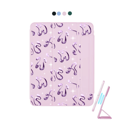 iPad Detachable Flip Cover - Chrome monogram 4.0