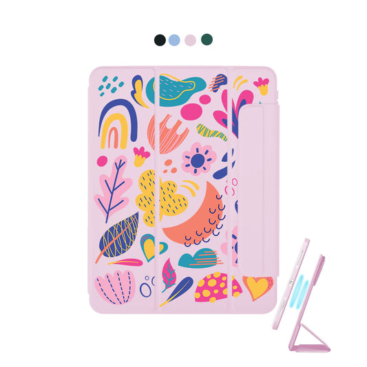 iPad Detachable Flip Cover -  Florals