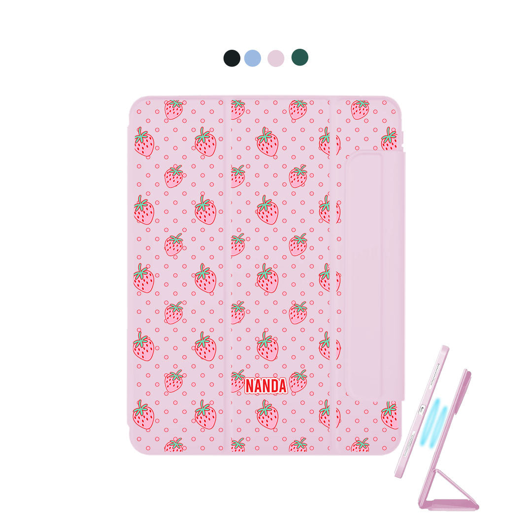 iPad Detachable Flip Cover - Berries