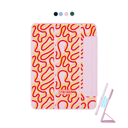 iPad Detachable Flip Cover - Crossed lines 1.0