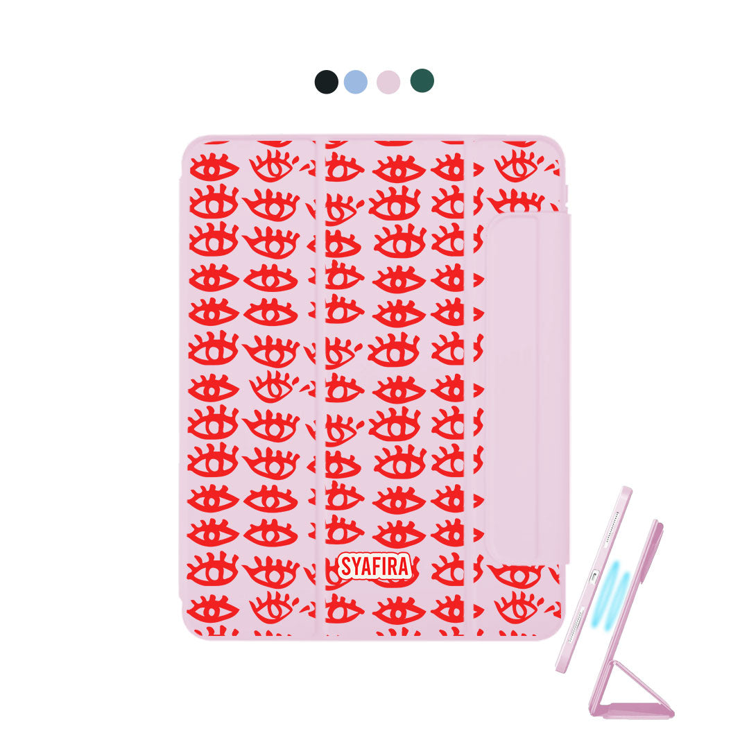 iPad Detachable Flip Cover - Red eye