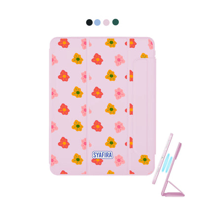 iPad Detachable Flip Cover - Tropical flower 3.0
