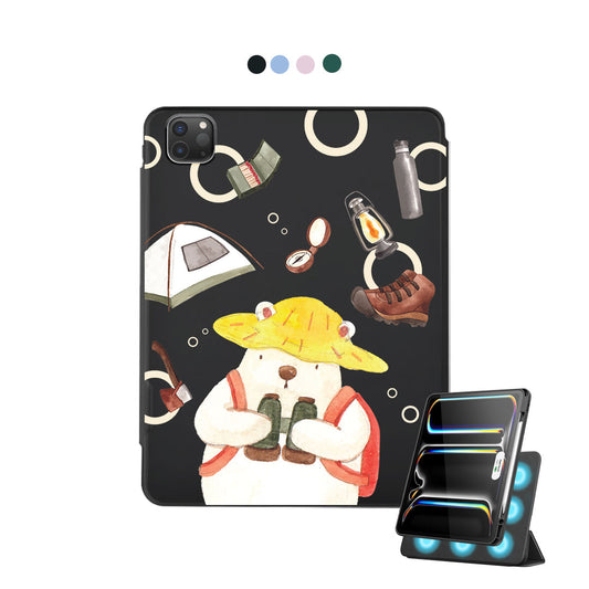 iPad Detachable Flip Cover - Adventure Of Bear