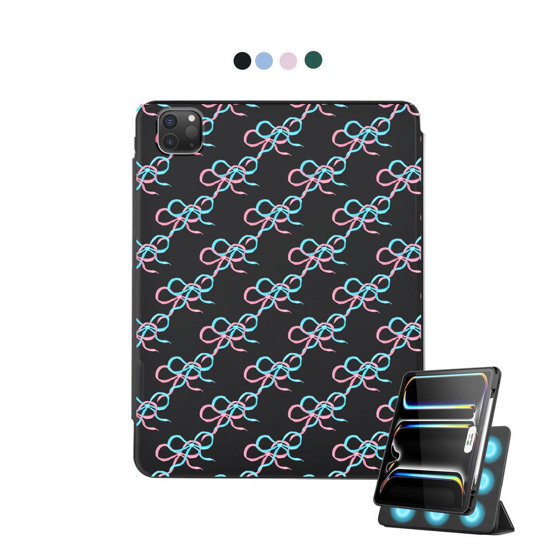 iPad Detachable Flip Cover - Coquette Overlap Bow