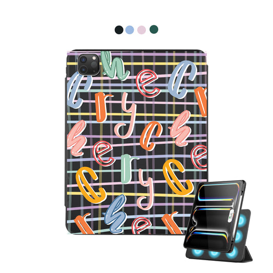 iPad Detachable Flip Cover - Doodle 1.0 Monogram
