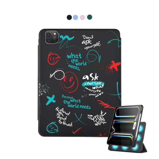iPad Detachable Flip Cover - Graffiti 2.0