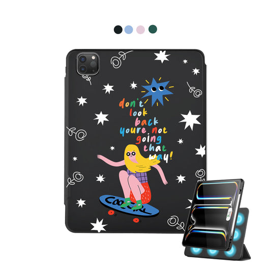 iPad Detachable Flip Cover - Keep Moving