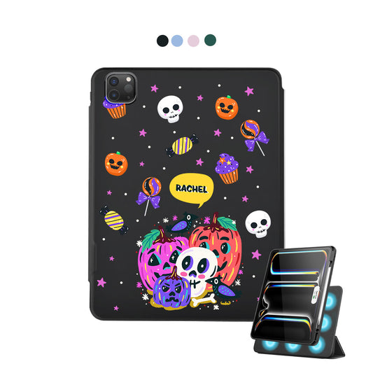 iPad Detachable Flip Cover - Pumpkins Monster