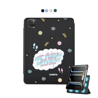 iPad Detachable Flip Cover - Different Steps
