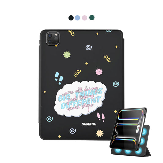 iPad Detachable Flip Cover - Different Steps