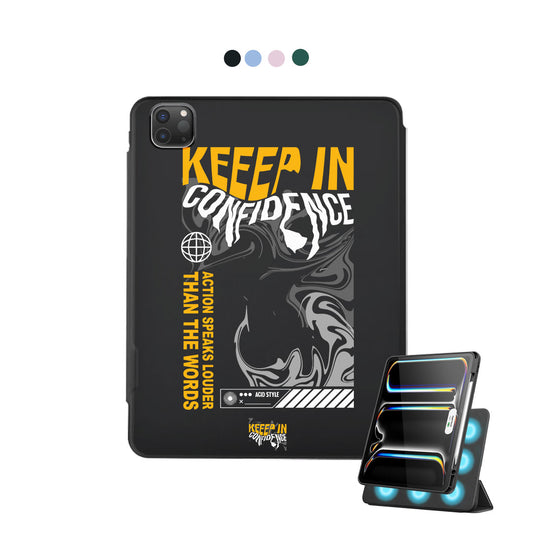 iPad Detachable Flip Cover - Keep Moving