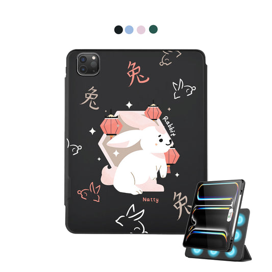 iPad Detachable Flip Cover - Rabbit (Shio / Chinese Zodiac)