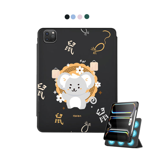 iPad Detachable Flip Cover - Rat (Shio / Chinese Zodiac)