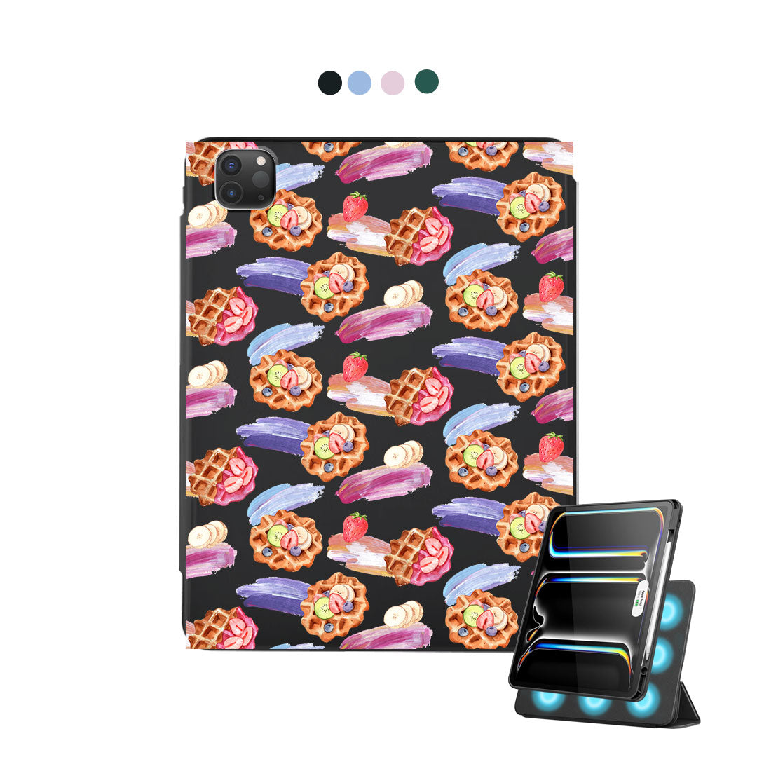 iPad Detachable Flip Cover - Waffles