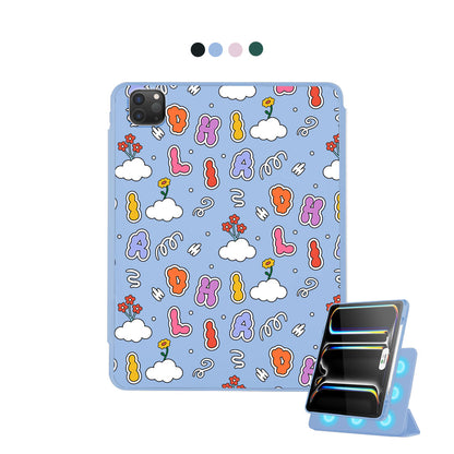 iPad Detachable Flip Cover - Adorable monogram 6.0