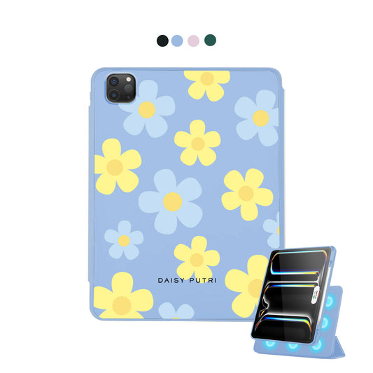 iPad Detachable Flip Cover - Daisy Skies