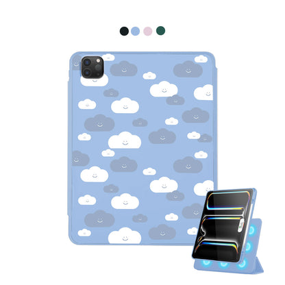 iPad Detachable Flip Cover - Dark Clouds