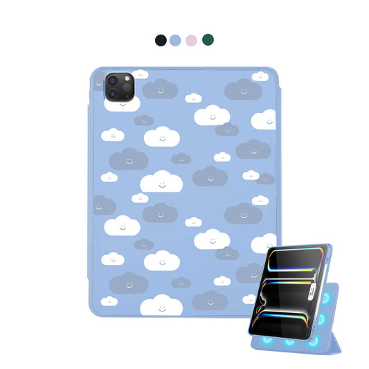iPad Detachable Flip Cover - Dark Clouds