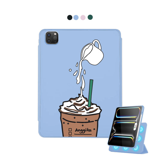 iPad Detachable Flip Cover - Coffee Frappe
