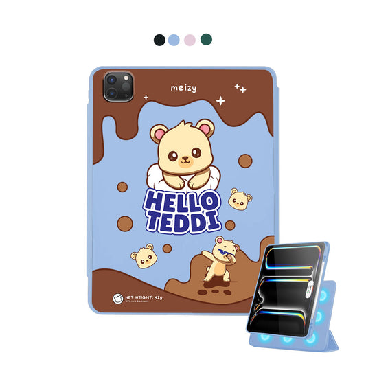 iPad Detachable Flip Cover - Hello Teddy 1.0