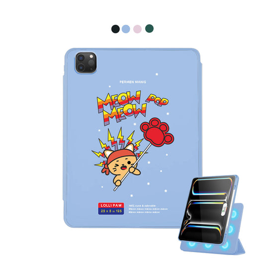 iPad Detachable Flip Cover - Meow Pop 1.0