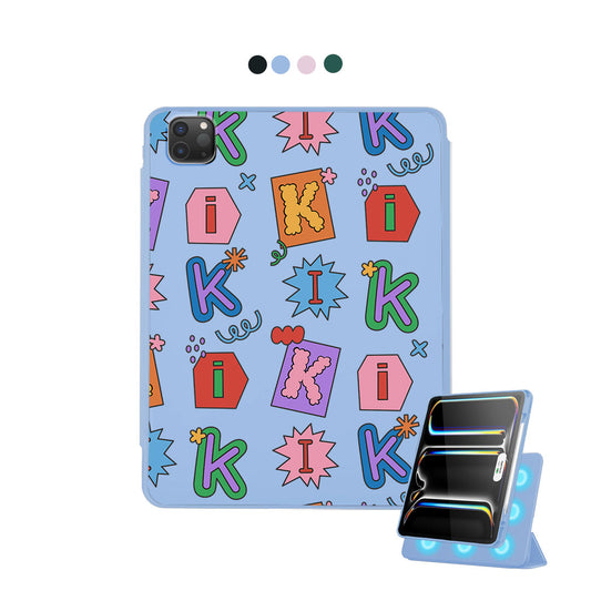 iPad Detachable Flip Cover - Adorable Monogram
