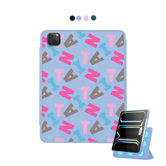iPad Detachable Flip Cover - Scattered Monogram 2.0