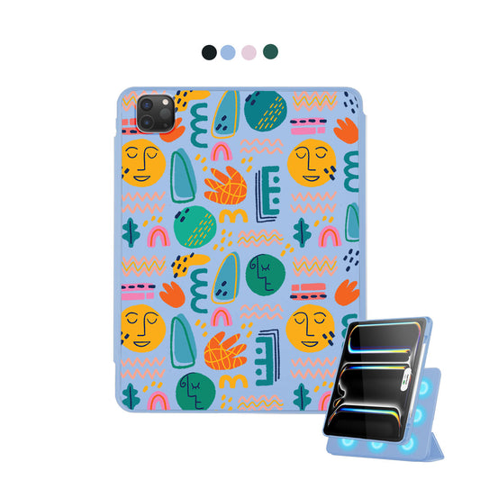 iPad Detachable Flip Cover - Silent Art