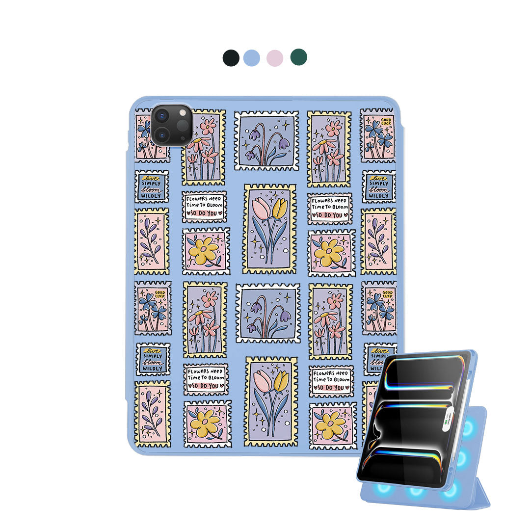iPad Detachable Flip Cover - Time to Bloom