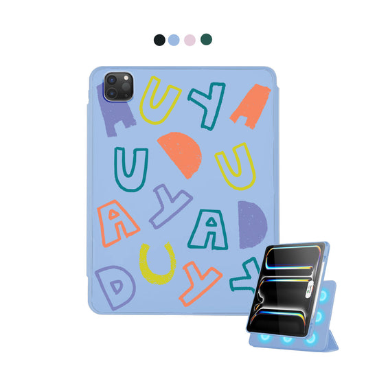 iPad Detachable Flip Cover - Weird Monogram