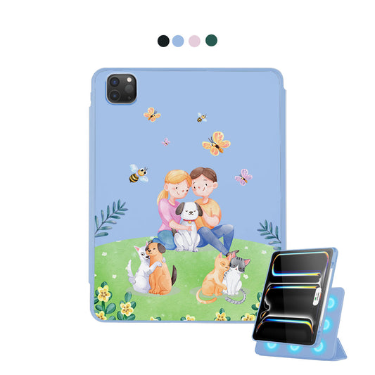iPad Detachable Flip Cover - Adorable Animals