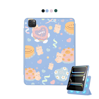 iPad Detachable Flip Cover - Cake Party