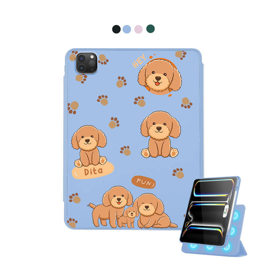 iPad Detachable Flip Cover - Poodle Squad 4.0
