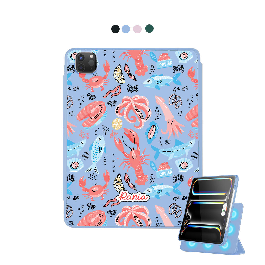 iPad Detachable Flip Cover - Seafood 2.0