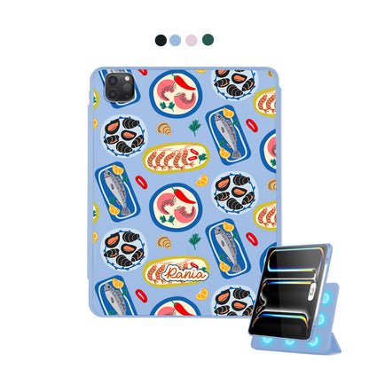iPad Detachable Flip Cover - Seafood 1.0