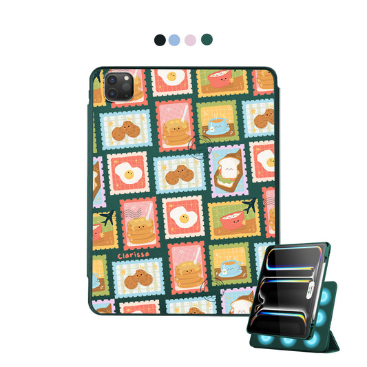iPad Detachable Flip Cover - Breakfast Menu Stamps