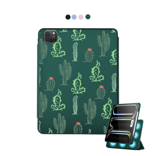 iPad Detachable Flip Cover - Cactus