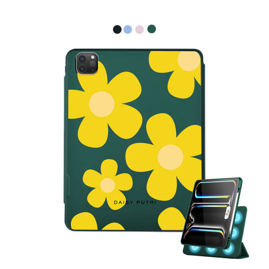 iPad Detachable Flip Cover - Daisy Sunshine