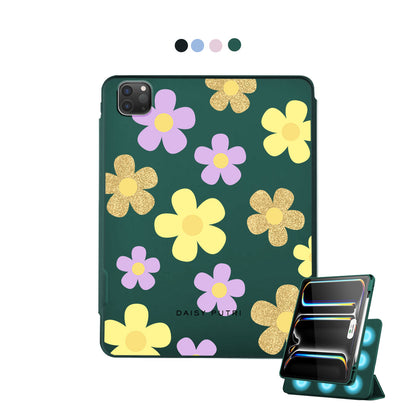 iPad Detachable Flip Cover - Daisy Twinkle
