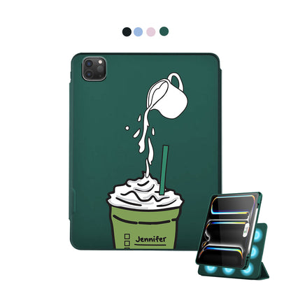 iPad Detachable Flip Cover - Matcha Frappe